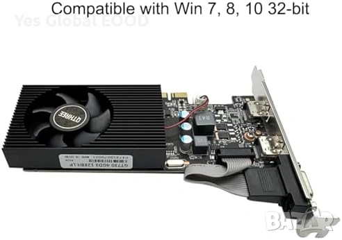 QTHREE GT 730 4GB DDR3 128-bit Dual HDMI Low Profile, снимка 5 - Видеокарти - 55016627