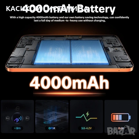 Таблет Ultra Max  – 10.1 инча, 16GB RAM, 512GB ROM, Android 13 MTK6750 Octa-core , снимка 6 - Таблети - 55084120