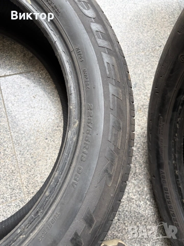 225/55/18 летни гуми 4бр - 30 евро dot1318, снимка 7 - Гуми и джанти - 54201634