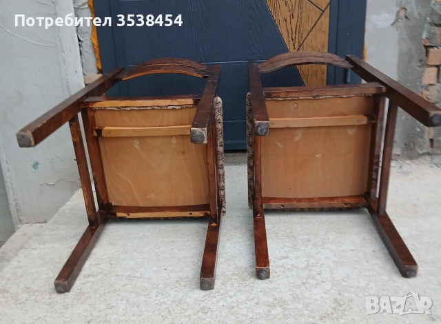 Столове от дървена конструкция, снимка 3 - Столове - 55182688