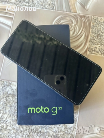 Motorola moto g22/64 + 2 калъфа + 2 стъклени протектора