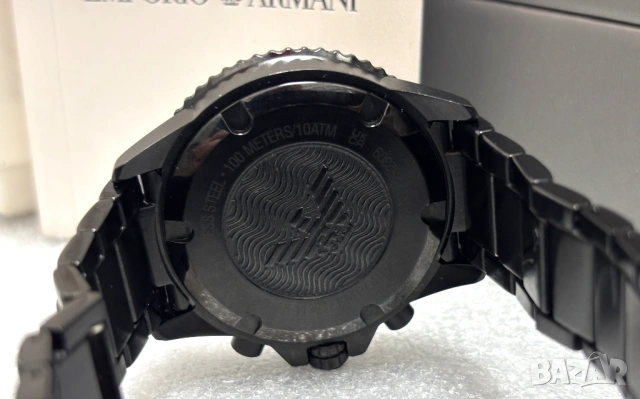 НОВ! Мъжки часовник Emporio Armani AR11363 Diver Chronograph, снимка 11 - Мъжки - 54631646
