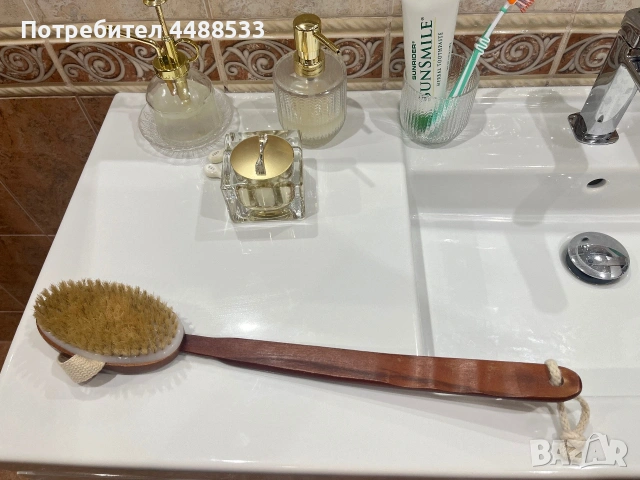 Четка за тяло с дълга дръжка, снимка 4 - Мопове, кофи, четки и метли - 55283941