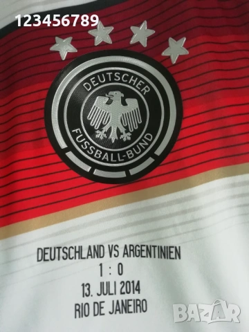 Germany Adidas Final World Cup 2014 оригинална тениска фланелка Германия Аржентина финал Световно 