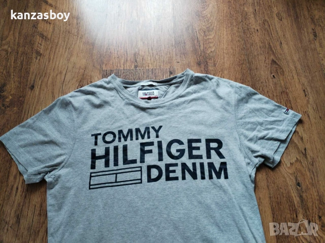 Tommy Hilfiger - страхотна мъжка тениска S, снимка 3 - Тениски - 54491547