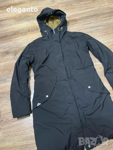 Висок клас дамска изолирана парка Didriksons Vibrant Dry5 Storm System Primaloft Long Parka , 40/М р, снимка 6 - Якета - 54357616
