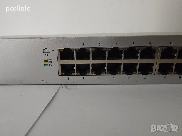 Ubiquiti UniFi Switch 24 500W (US-24-500W) – Управляем PoE+ Суич | 6 м. гаранция + опция за фактура, снимка 4 - Суичове - 55043734