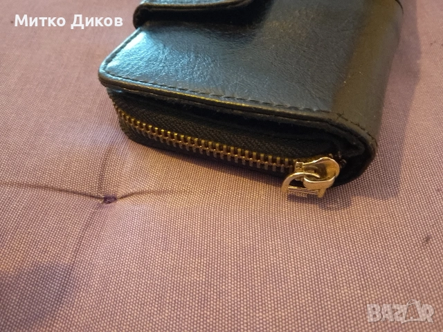 Kenneth Cole Reaction. Марков портфейл естествена кожа унисекс 150 х 95 мм, снимка 6 - Портфейли, портмонета - 54957565