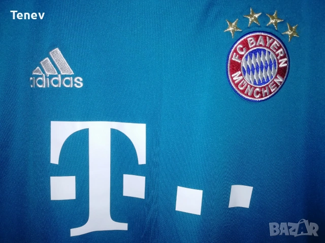 Bayern Munich Neuer Оригинална Тениска Фланелка Adidas Нойер Байерн Мюнхен екип , снимка 5 - Тениски - 40429401