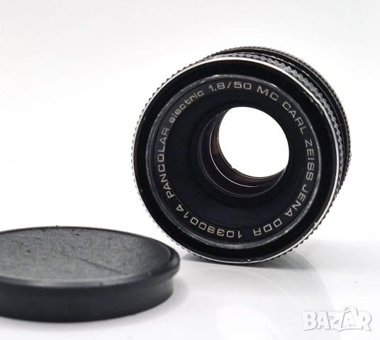 Carl Zeiss Jena Pancolar electric 50mm f1.8 MC (M42), снимка 3 - Обективи и филтри - 55191557