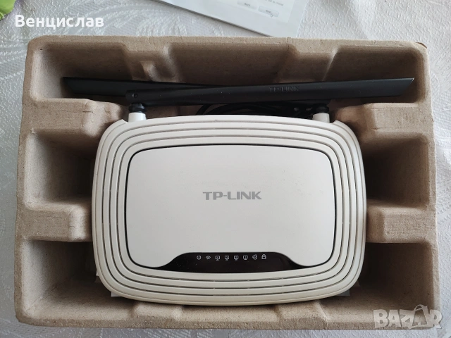Рутер TP-LINK  TL-WR841N, снимка 2 - Рутери - 55096305