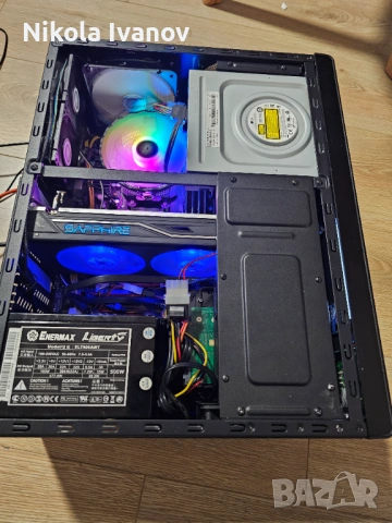 Radeon RX 470 4GB GDDR5 Sapphire Nitro+ | светещи вентилатори | Тествана! | Видеокарта за компютър, снимка 2 - Видеокарти - 54801697