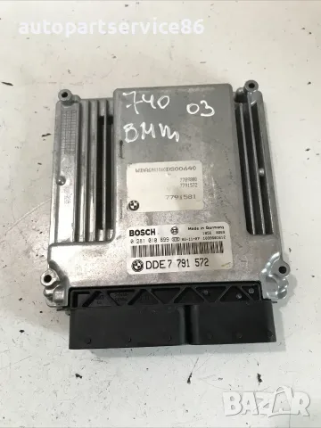 Блок за управление на двигателя ECU за BMW E65 740D (2004) DDE7791572 0281010899, снимка 2 - Части - 55374992