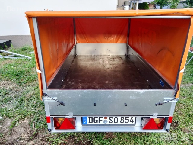 Ремарке Stema.750kg.брезент., снимка 3 - Ремаркета - 55195270