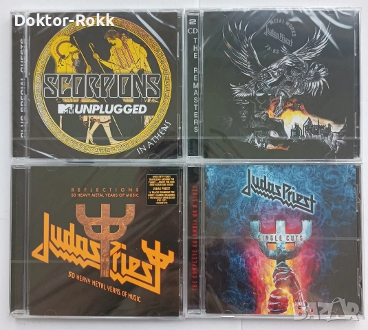 Scorpions & Judas Priest - оригинални запечатани дискове 