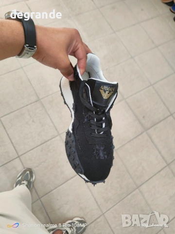  👟Маратонки Armani налични в Черно и Синьо