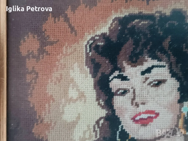 Гоблен Дорита или Циганката, снимка 6 - Гоблени - 55161553