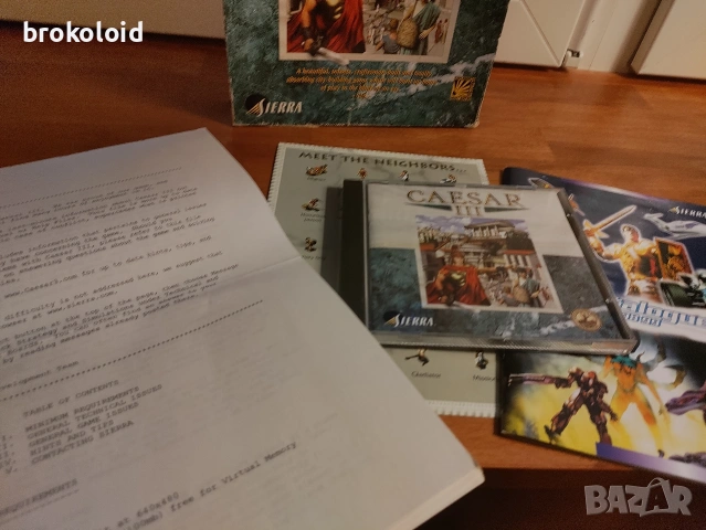 Caesar III PC big box - много запазена, класика, снимка 6 - Игри за PC - 55038649