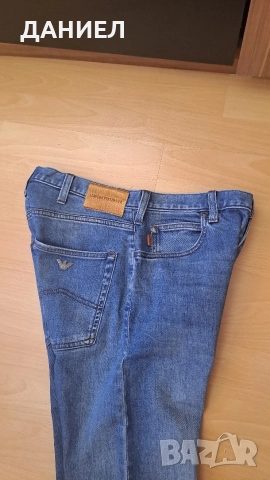 Оригинални мъжки дънки Armani Jeans размер W30 L32, снимка 4 - Дънки - 55078508