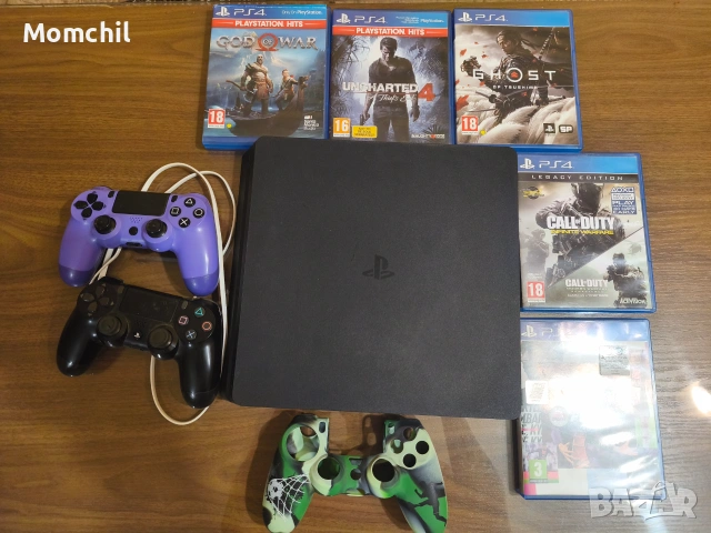 playstation 4, 1tb + игри