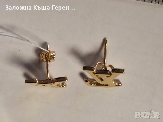 Дамски златни обеци 1,66гр., снимка 2 - Обеци - 55526238