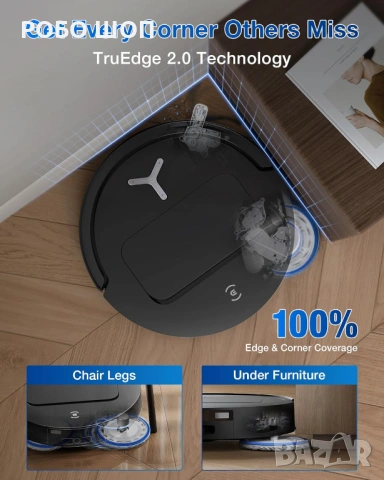 Прахосмукачка Робот ECOVACS DEEBOT T50 PRO OMNI GEN 2 15000Pa , снимка 2 - Прахосмукачки - 54540130