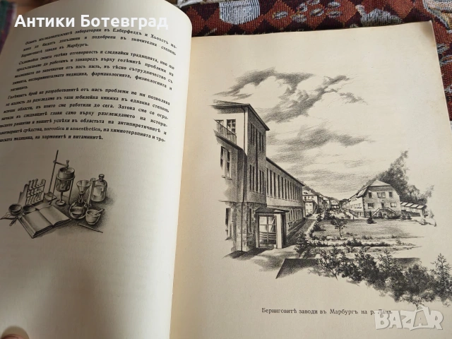 Стара антикварна книга 50 години лекарства Bayer, снимка 6 - Антикварни и старинни предмети - 55165097