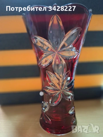Ваза с орнаменти., снимка 3 - Вази - 54369894