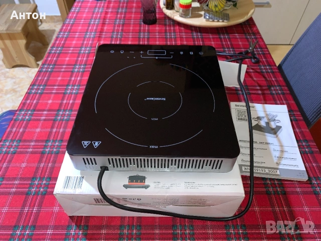 SilverCrest SIKP 2000 F1 индукционен котлон 2000W, снимка 9 - Котлони - 54557249