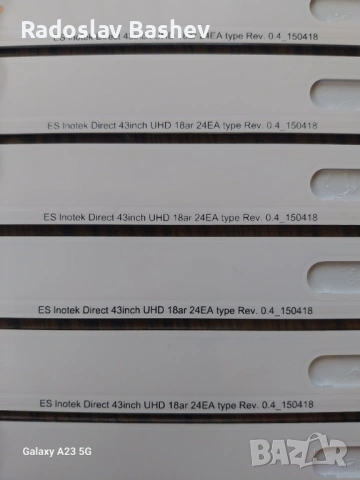 Lg Innotek Di̇rect 43inch Uhd 1bar 24ea Type Rev. 0.4 , снимка 8 - Части и Платки - 37371825