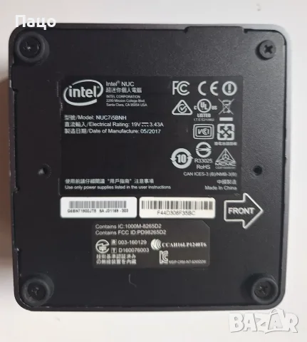 Intel NUC 7I5BNH   8GB DDR4  i5-7260U, снимка 9 - За дома - 55395376