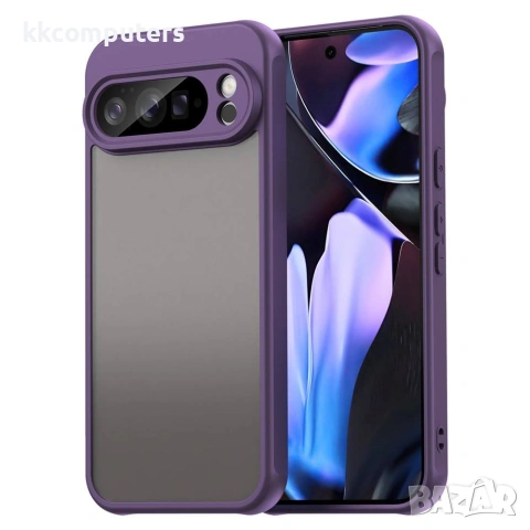 Google Pixel 10 Pro XL Калъф - Матов, PC+TPU, Въздушни възглавници, 4 цвята, снимка 4 - Калъфи, кейсове - 55112468