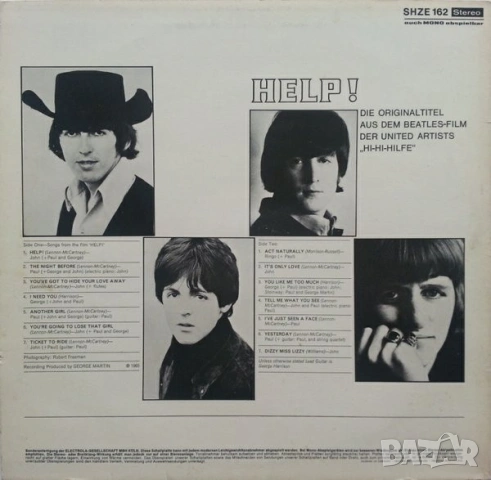 Грамофонна плоча на The Beatles – Help!, снимка 2 - Грамофонни плочи - 55064344