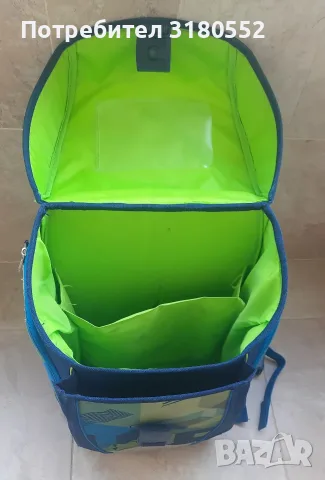 Ученическа раница Herlitz-много лека и здрава-16л-Green Goal, снимка 7 - Раници - 55579196