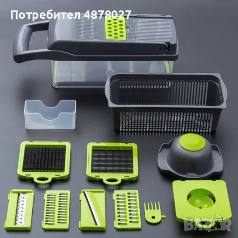 Кухненски чопър 12 в 1, снимка 8 - Чопъри и пасатори - 55538913