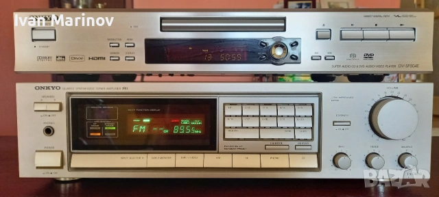 Ресийвър и DVD-плеър ONKYO, снимка 2 - Ресийвъри, усилватели, смесителни пултове - 54863823