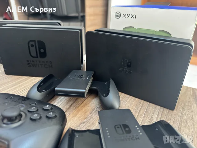Nintendo Switch Joy-Con, Dock, Adapter, Аксесоари, снимка 5 - Аксесоари - 55550601