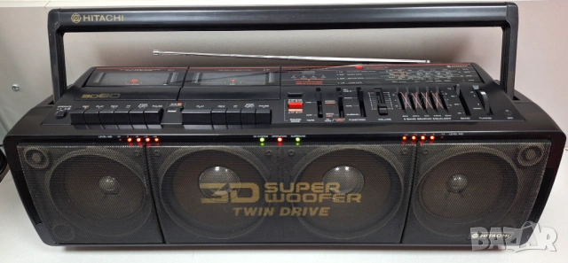 Перфектен! Радио Касетофон Hitachi TRK-3D80. 