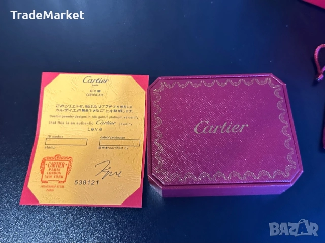 Ново дамско Колие Cartier с пълна подаръчна опаковка, снимка 8 - Колиета, медальони, синджири - 54562095