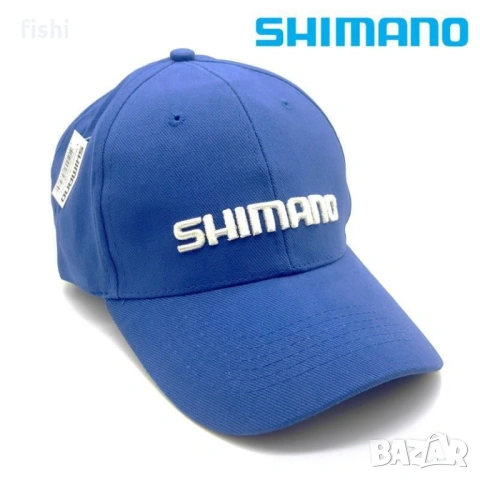 Шапка с козирка Shimano – синя