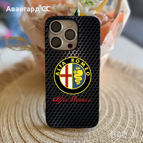 Силиконов калъф за iPhone с лого Alfa Romeo, снимка 14 - Калъфи, кейсове - 54611249