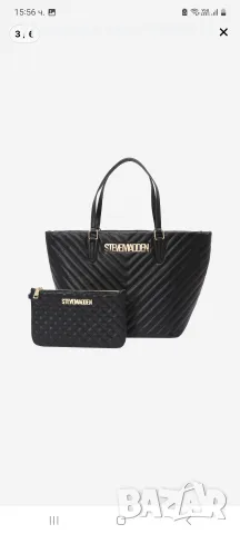 Нова голяма чанта STEVE MADDEN Bjude-2 с несесер П