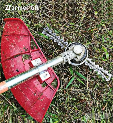 Метална верижна глава за тример шпула с верига за бензинов тример