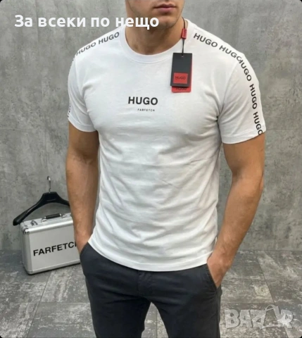 Hugo Boss Мъжка Тениска👕Мъжка Блуза С Къс Ръкав Код A1506