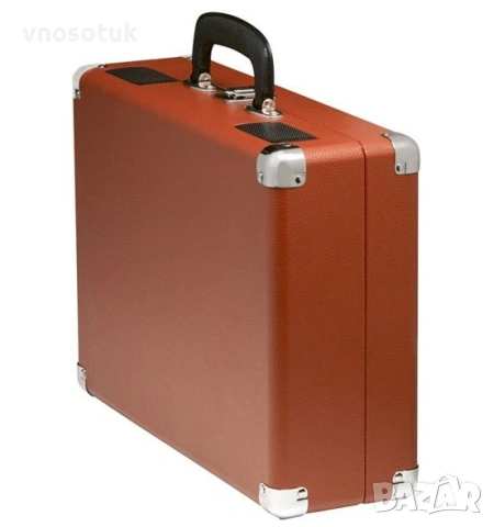 Грамофон Denver - VPL120, полуавтоматичен, кафяв, снимка 2 - Грамофони - 54995195
