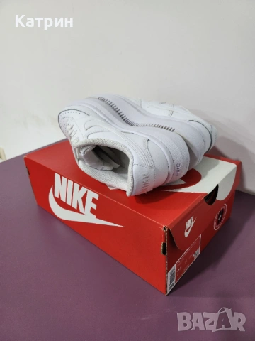 Бели Nike Court Vision Alta на платформа 38.5, снимка 14 - Маратонки - 54832362