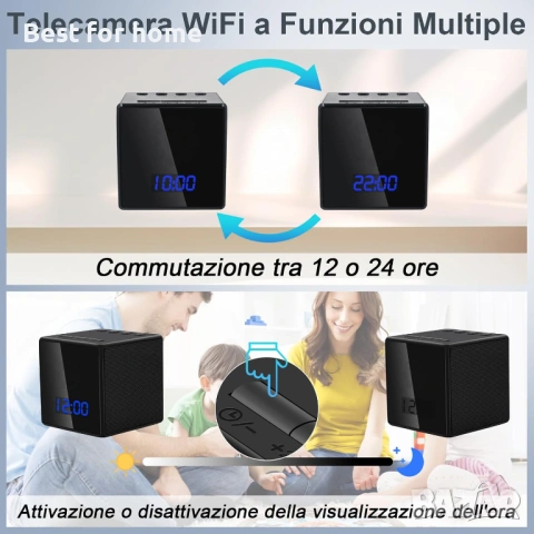 LXMIMI 2.4&5Ghz WiFi скрита камера, снимка 6 - Друга електроника - 54860270