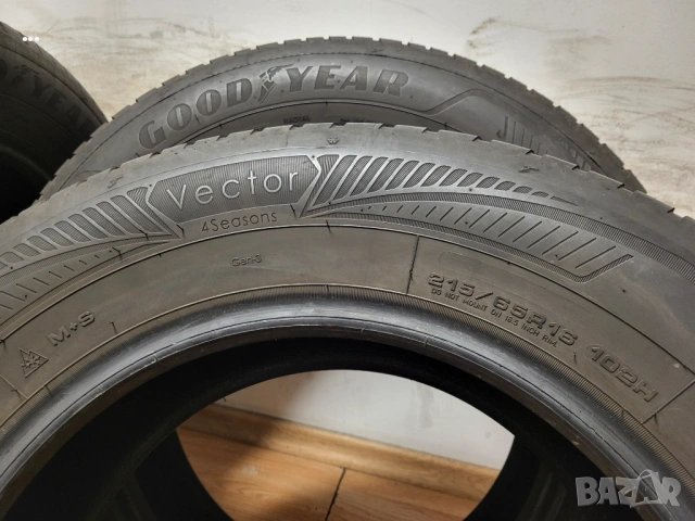 215/65/16 Goodyear Vector / джип, снимка 9 - Гуми и джанти - 54484834