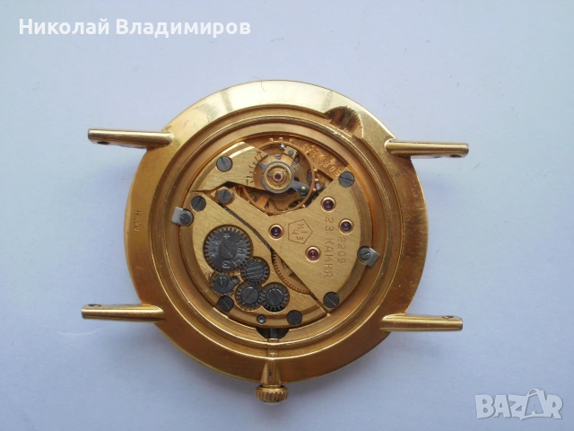 Poljot de luxe Полет де лукс руски мъжки ръчен часовник 20 мик., снимка 9 - Мъжки - 55160057