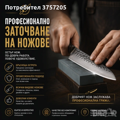 заточване на Ножове